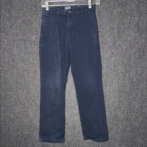Place 2 Pairs Boys Navy Uniform Pants 10